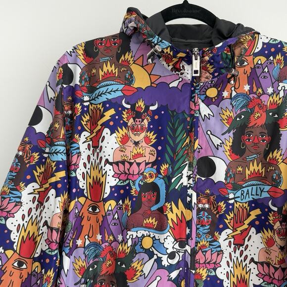 Bally X Swizz Beatz Jacket Large Street Pop Art Ricardo Cavolo Hypebeast Limited - Picture 4 of 16